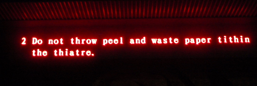 Theatre Sign.